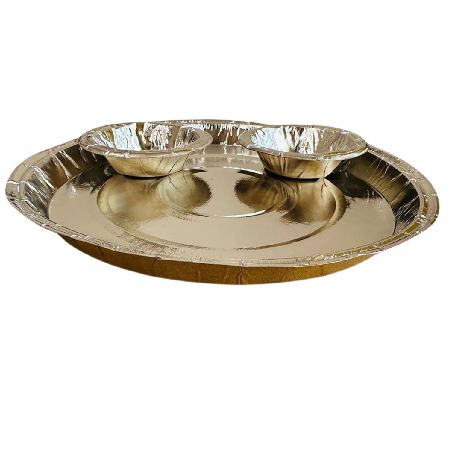 13 inch Spiral Silver Paper Plates