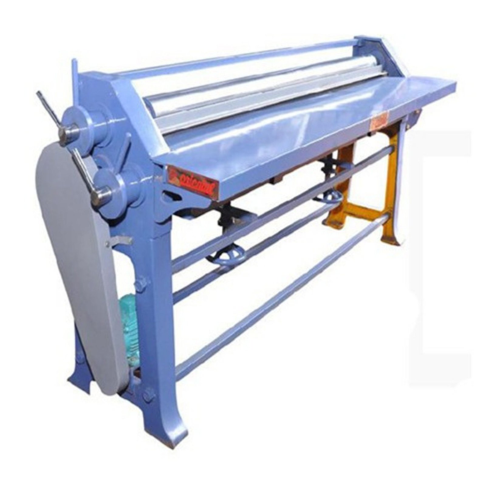 A staff member inspecting finished packaging products for quality control